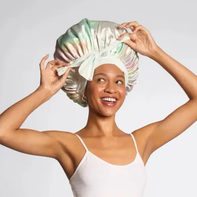 Adjustable Oversized Satin Bonnet