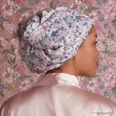 Bridgerton Satin-Lined Flexi Shower Cap