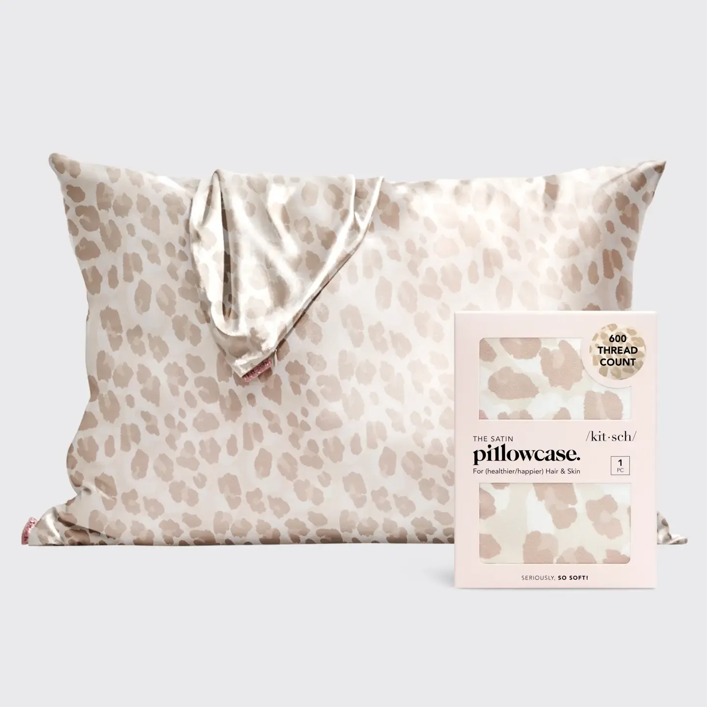 Satin Pillow Case-Leopard