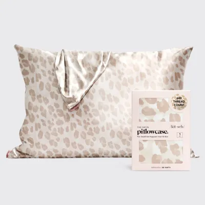 Satin Pillow Case-Leopard