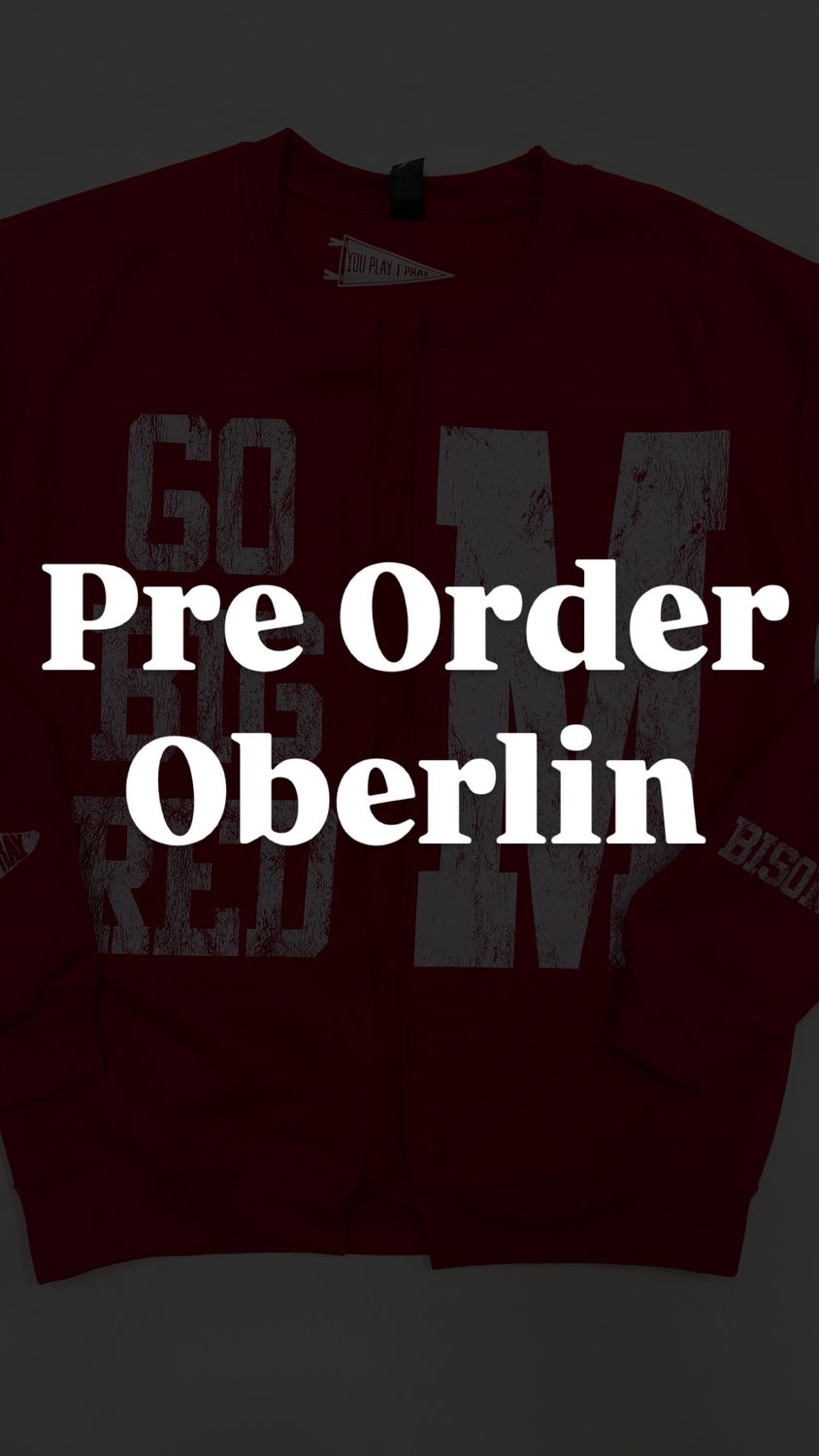 Pre Order Gameday Cardigan- Oberlin