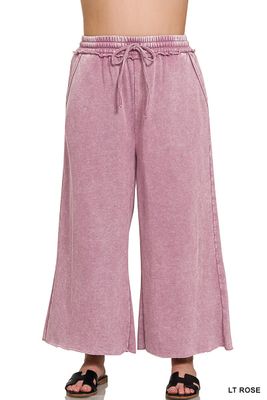 Plus Acid Wash Sweatpant