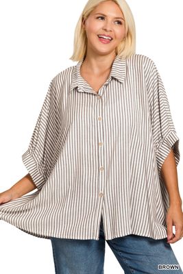 Striped Button Shirt