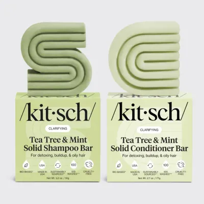 Tea Tree &amp; Mint Clarifying Shampoo &amp; Conditioner Bar Combo