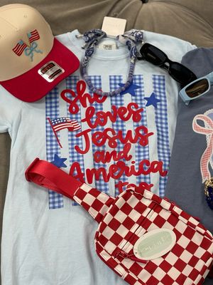 Loves Jesus and America T-shirt