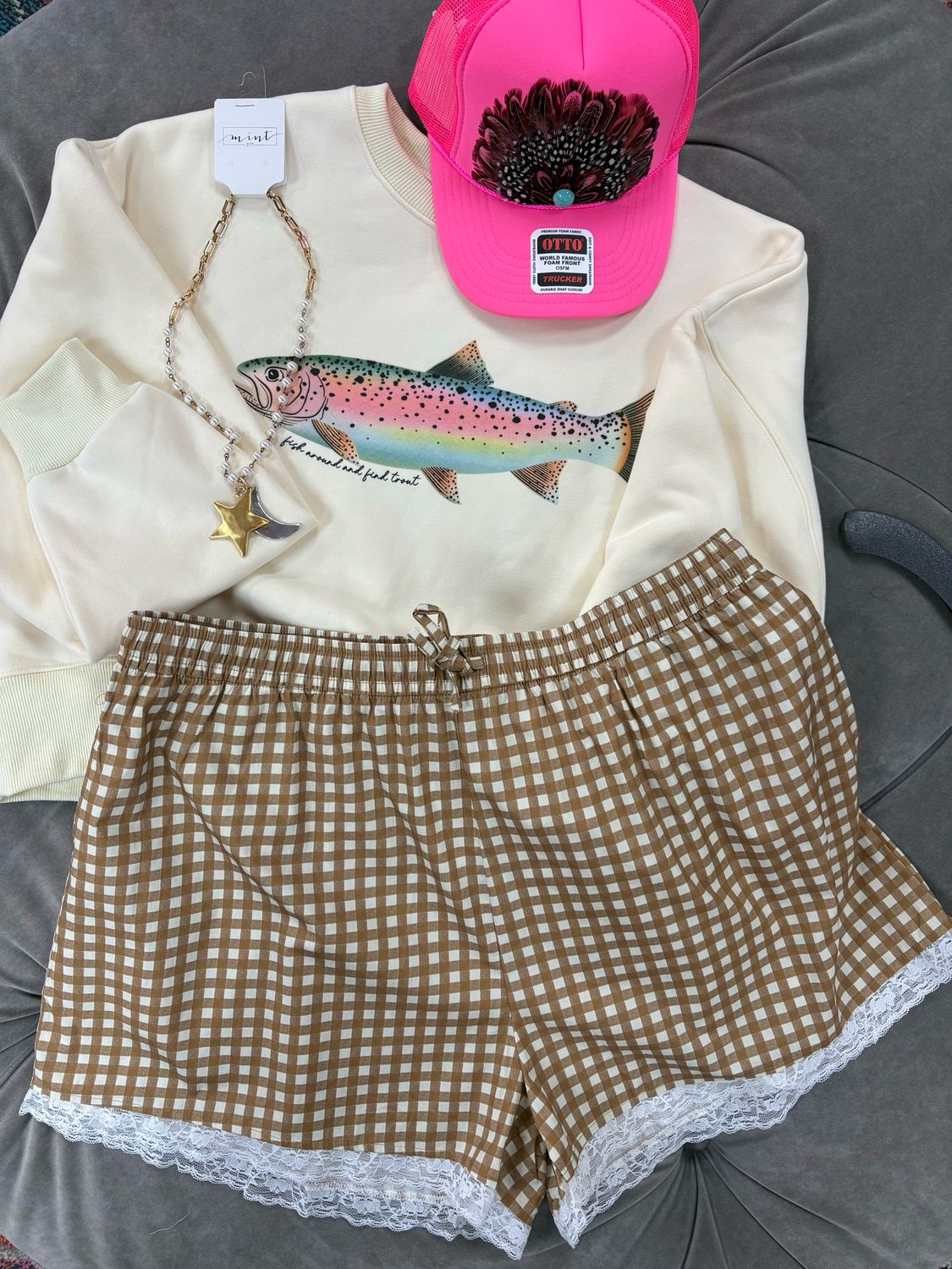 Lace &amp; Latte Shorts