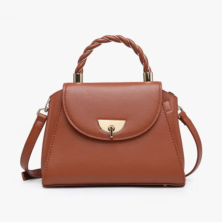 Clarke Twist Lock Small Satchel