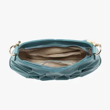 Matilda Ruched Shoulder Bag w/ Crossbody Strap