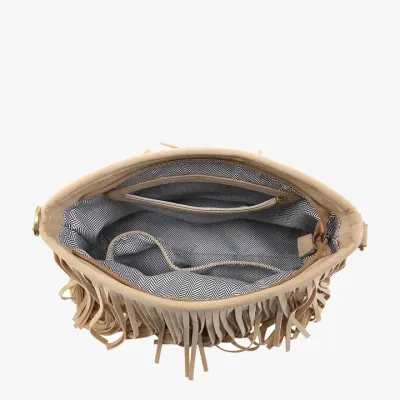 Sadie Suede Fringe Crossbody