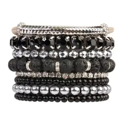 Cool Black Stacker Bracelet