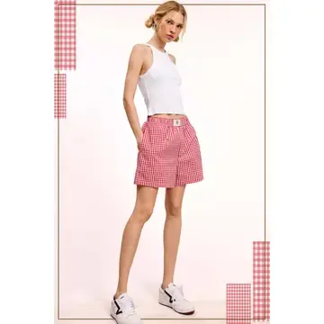 Gingham Check Boxer Shorts