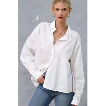 Lady Liberty Button Down Top