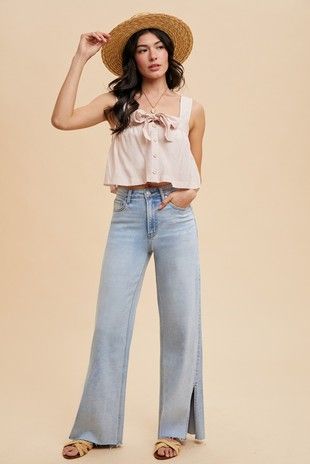 Sadie Side Slit Jean