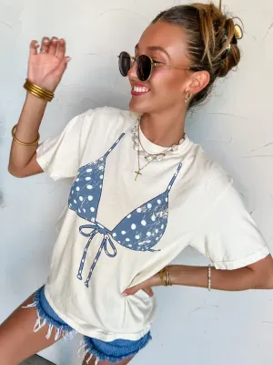 Polka Dot Bikini Top T-shirt