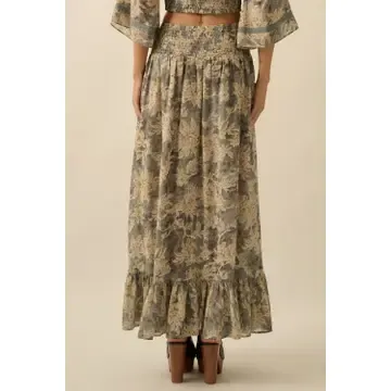 Prairie Petals Maxi Skirt