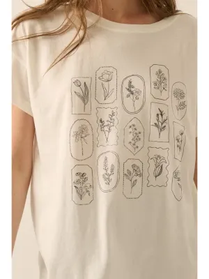 Picture Frame Floral Tee