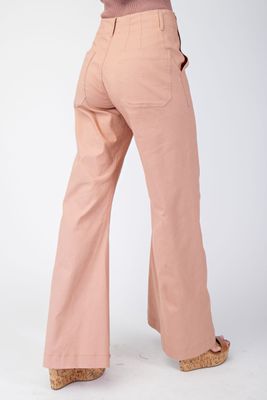 Dusty Pink Flare Pant