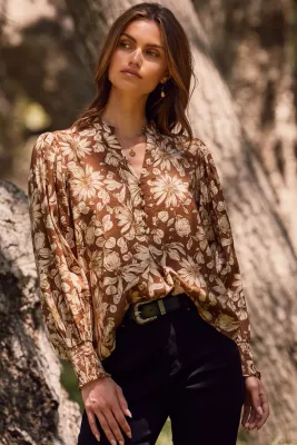 Plus Garden Party Blouse
