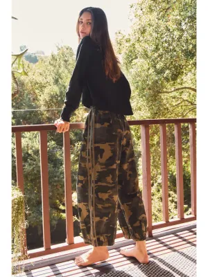 Camo Drawstring Pants