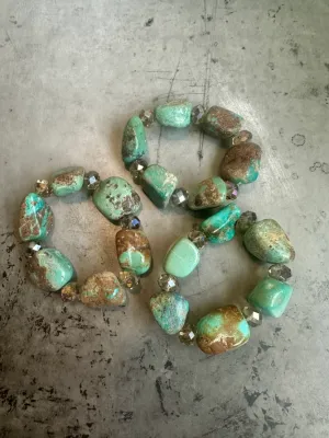 Authentic Turquoise Nugget Bracelet