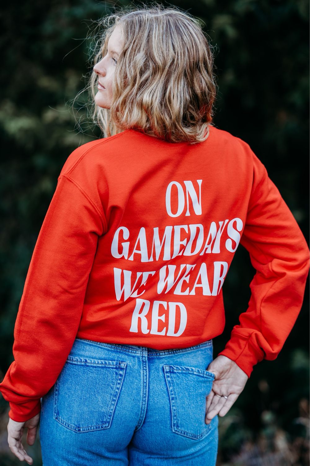 We Wear Red Sweatshirt
