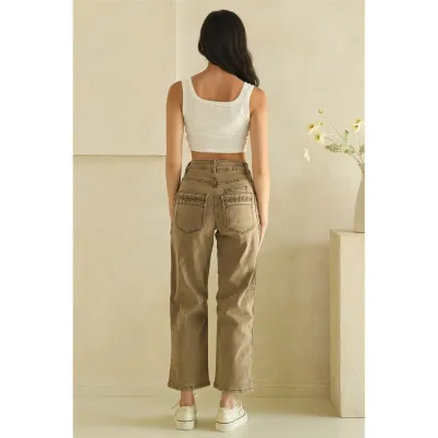 Carmen Embroidered Barrel Pants