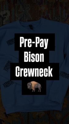 Pre-pay McCook Bison Crewneck