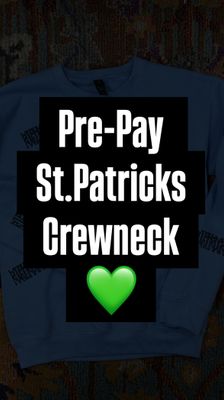 Pre pay St. P Crewneck