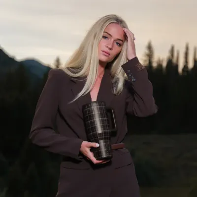 Flannel 32 oz Traveler