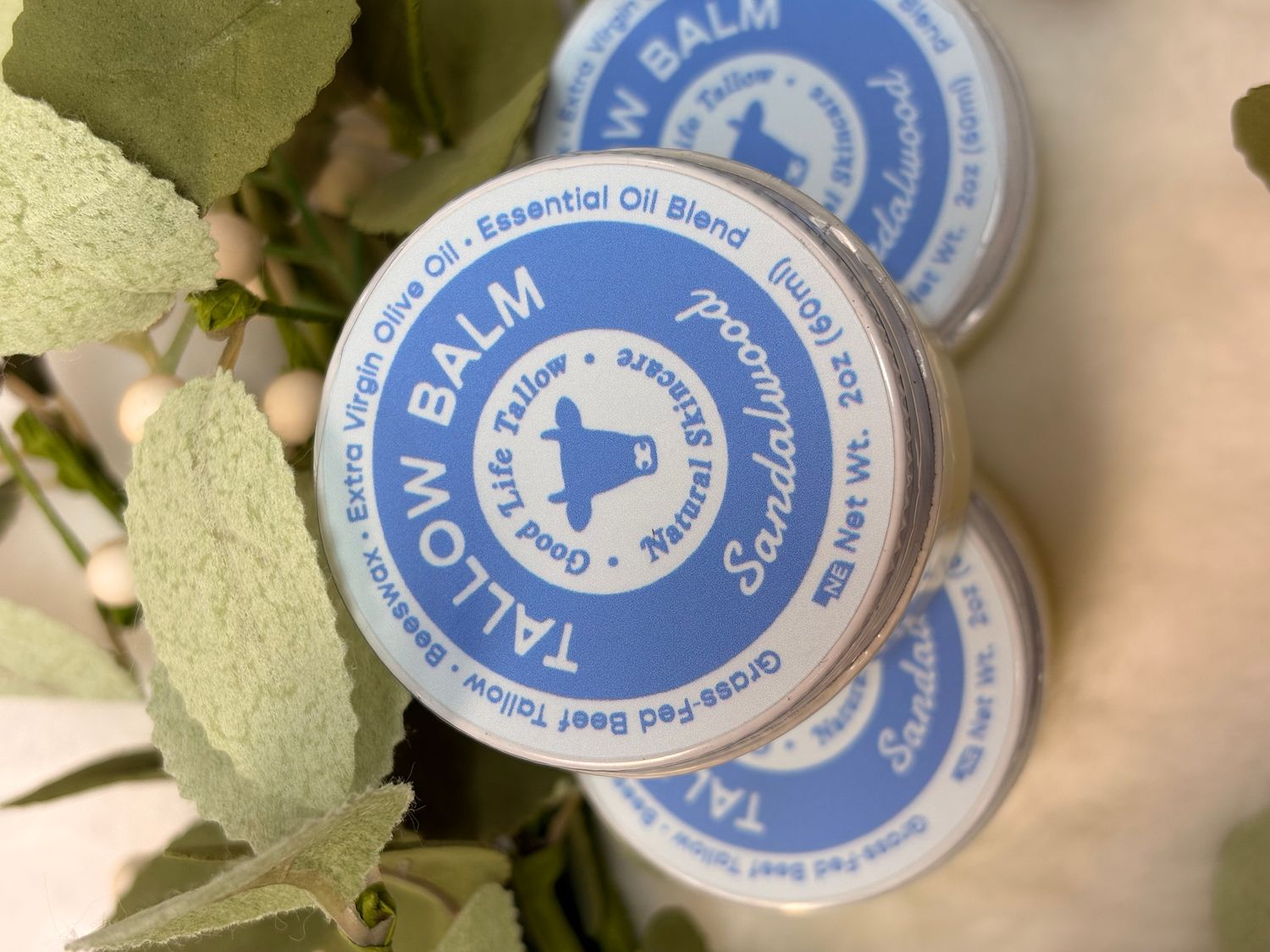 Good Life Tallow Balm, Scent: Sandalwood