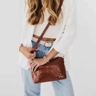 Moira Croc Crossbody