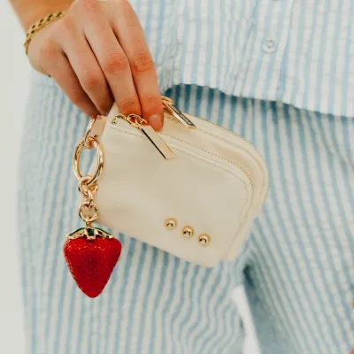 Nylon Cameron Double Zip Card Wallet