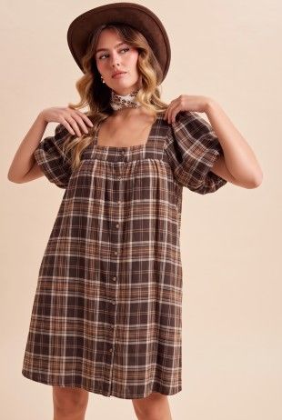 Hailey Flannel Dress