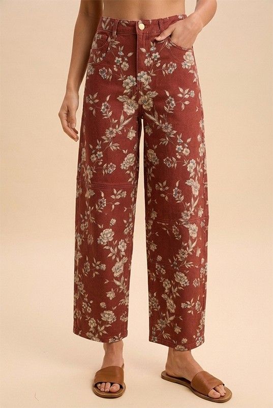 Vintage Amber Barrel Pant