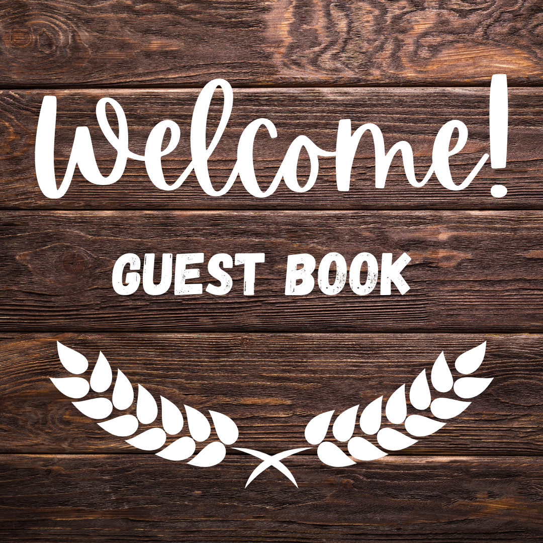 Welcome! : Visitor Guest Book / Sign In Log Book For Vacation Rentals, AirBnB, VRBO, Expedia, Bed & Breakfast, Beach House, Guest House & More