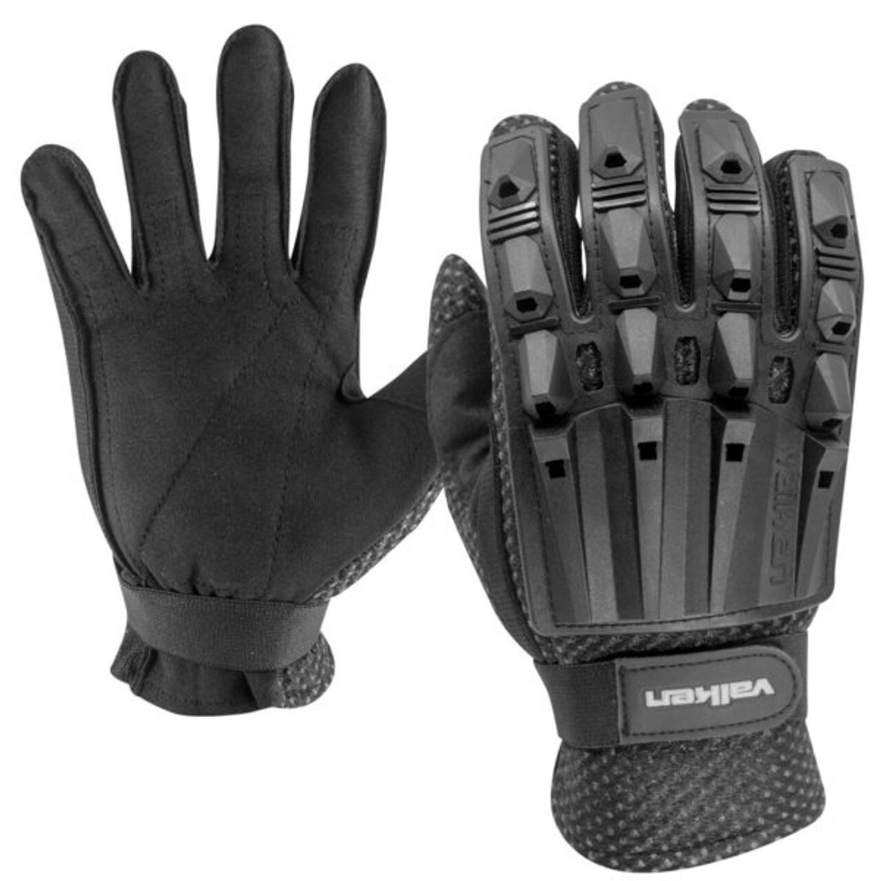 Valken Alpha Full Finger Gloves, Size: Small, Colour: Black