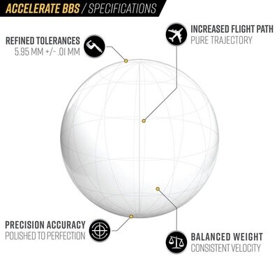 Valken Accelerate ProMatch .25g BBs - 5,000ct. Bottle