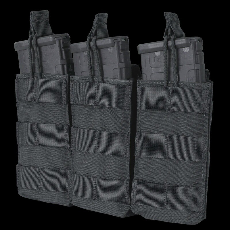 TRIPLE M4/M16 OPEN TOP MAG POUCH