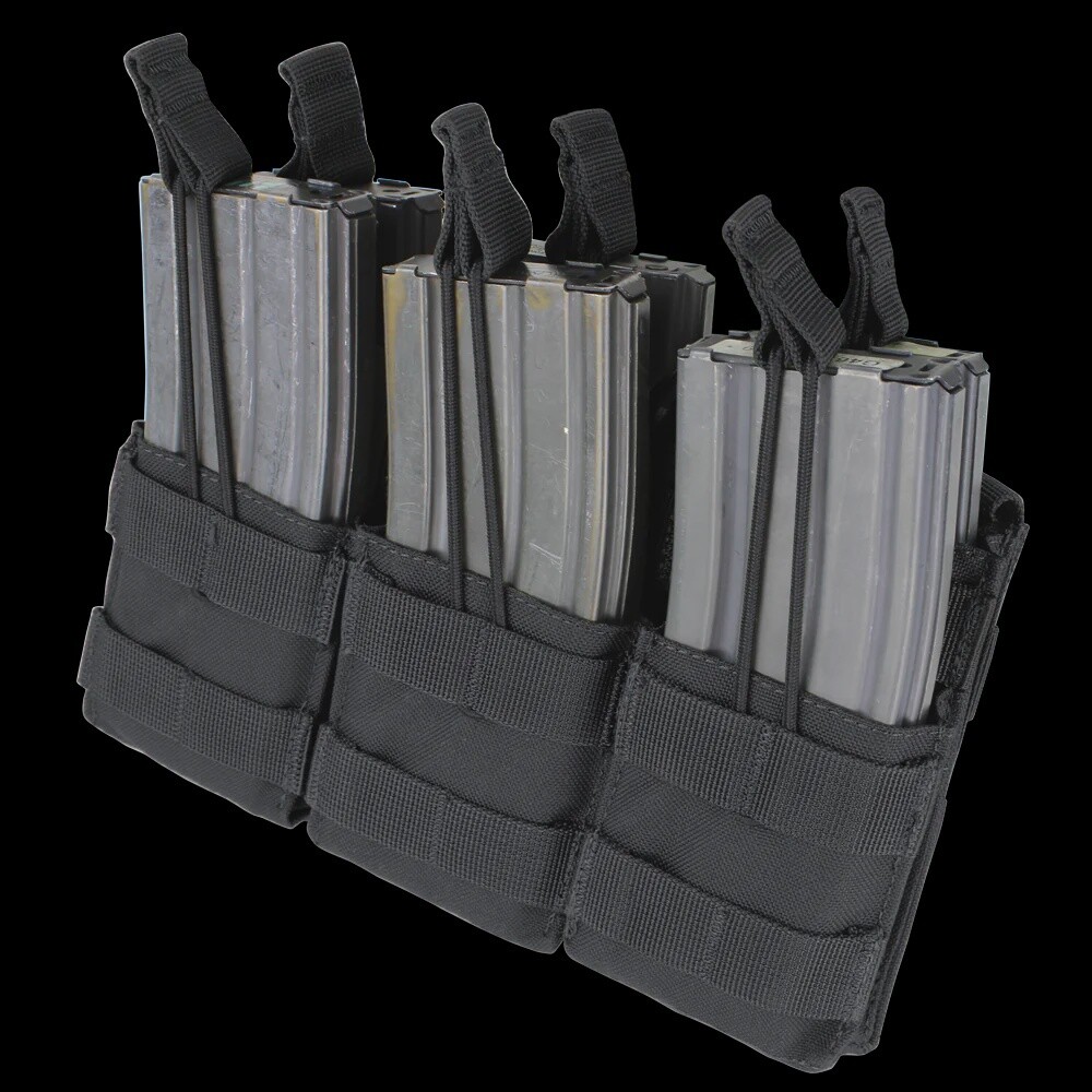 Condor Triple Stacker M4 Magazine Pouch, Colour: Black