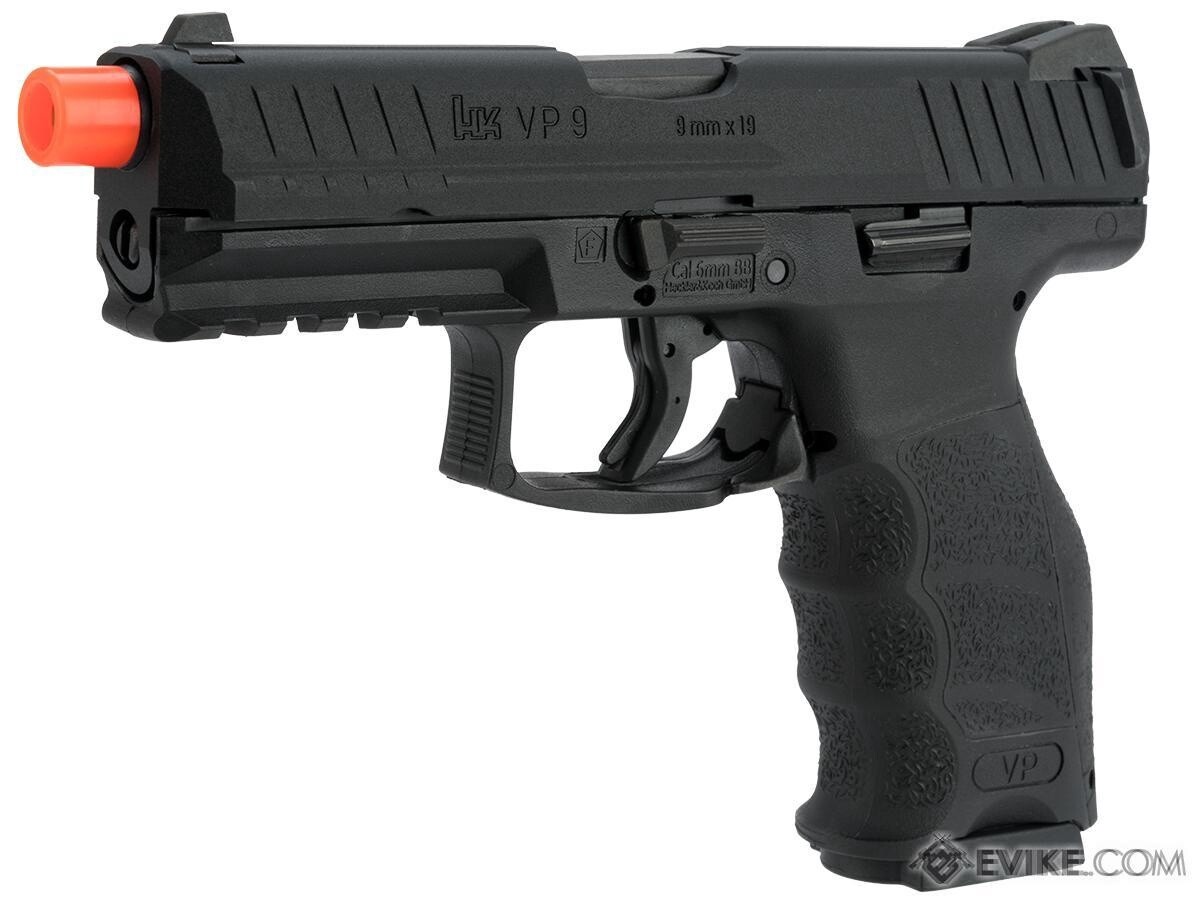 UMAREX / H&amp;K Licensed VP9 Striker Fired Full Size Airsoft GBB Pistol, Colour: Black