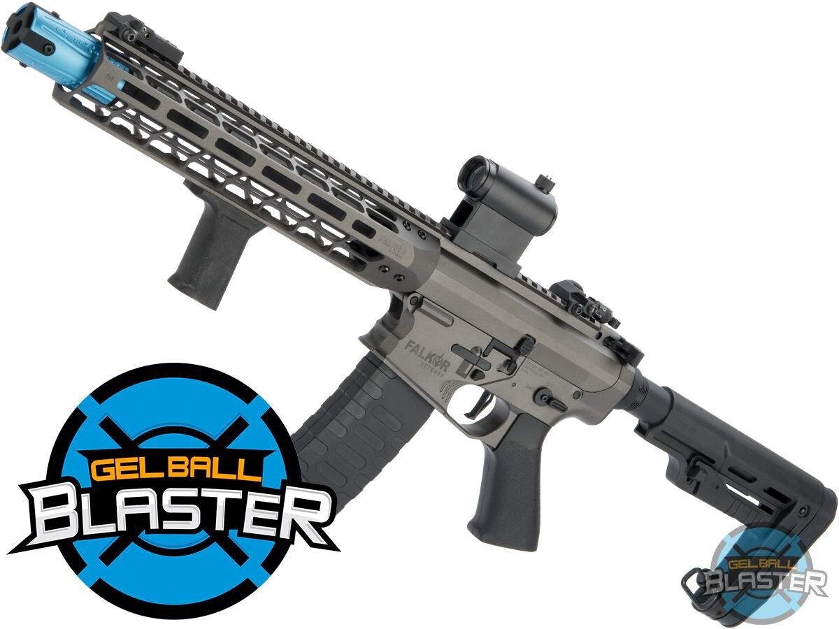 Gel Ball Blaster Semi Automatic 7.5mm Water Gel Ball Rifle (Model: Falkor Defense Blitz / Grey)