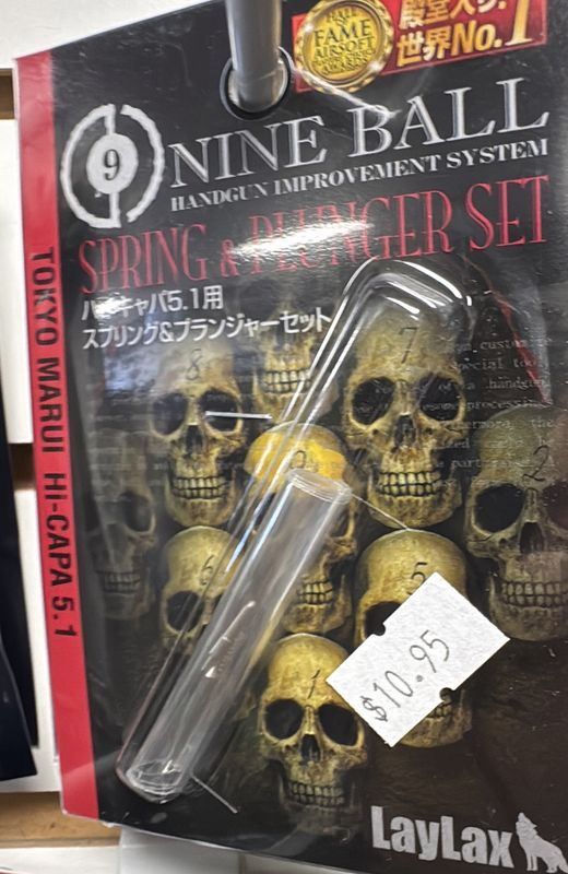Nine Ball Spring &amp; Plunger Set - 5.1 Hi Capa