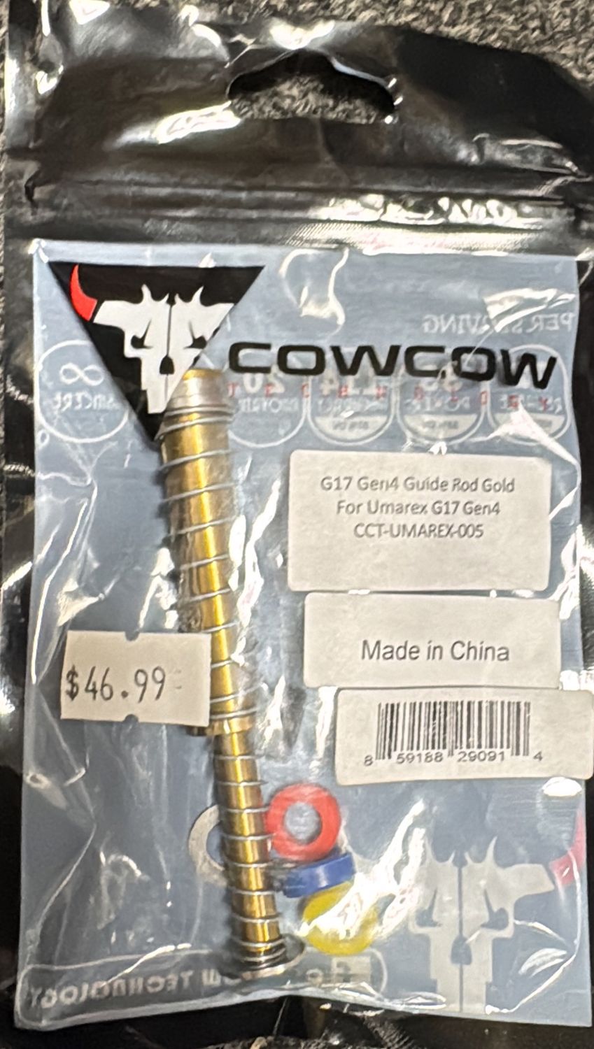 COWCOW G17 Gen4 Guide Rod Gold For Umarex G17 Gen4