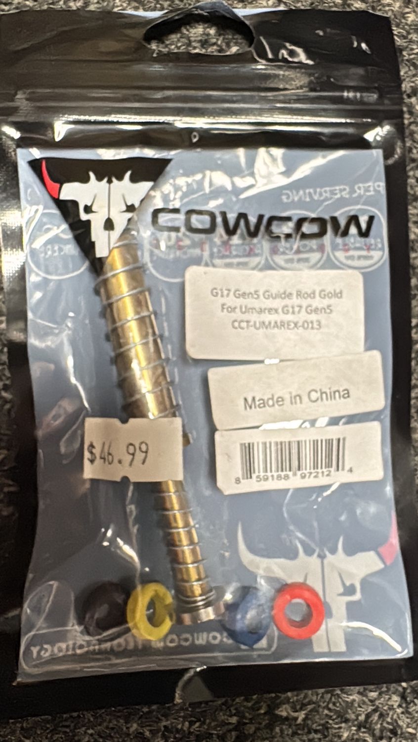 COWCOW Gen5 Guide Rod Gold For Umarex G17 Gen5