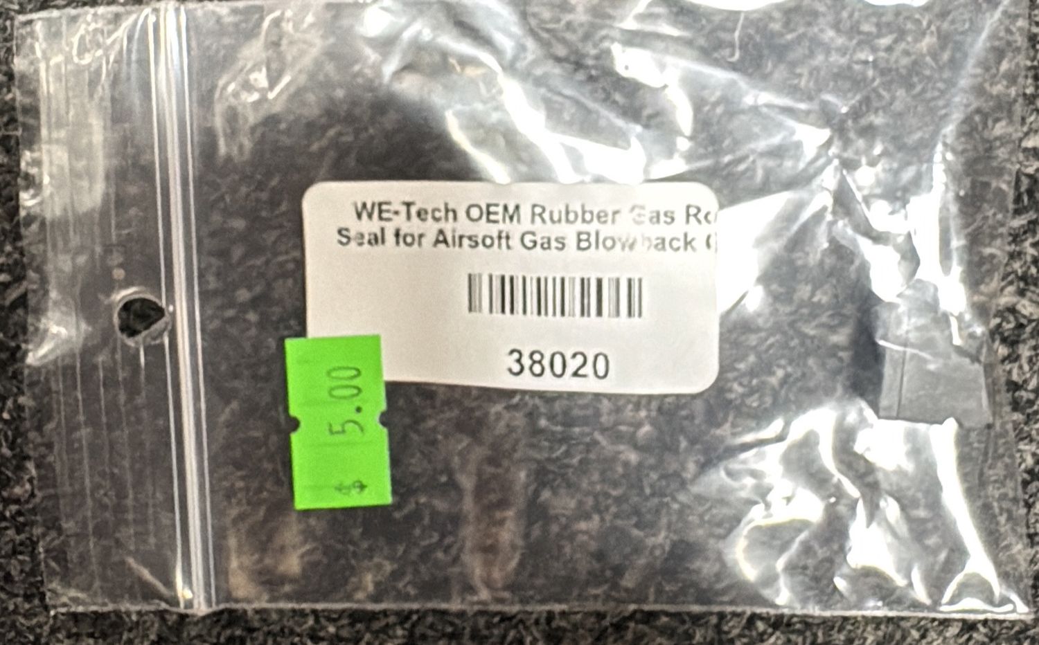 We Tech OEM Rubber Gas Seal For Airsoft Gas BlowBack