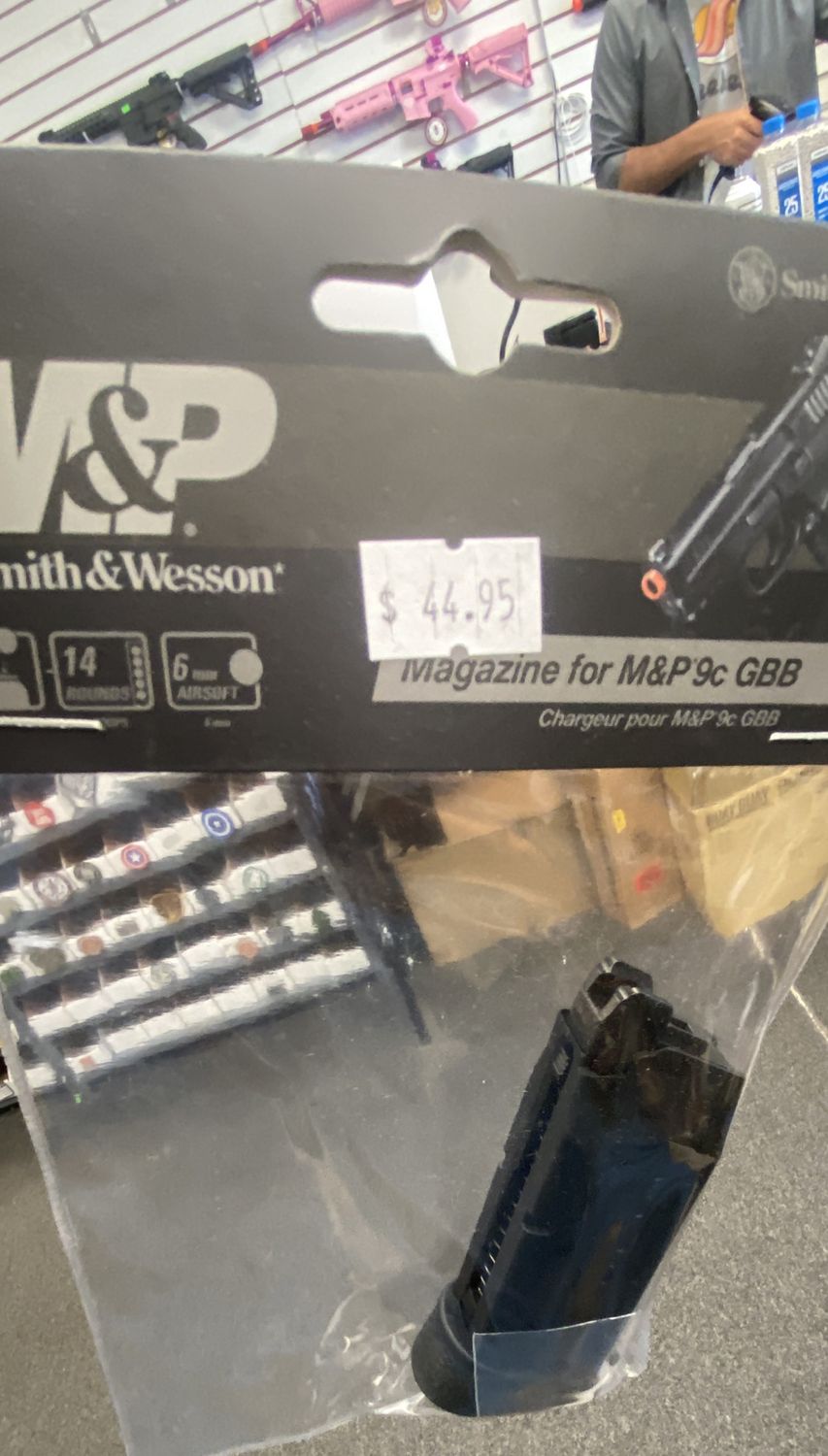 M&amp;P 9c green gas magazine