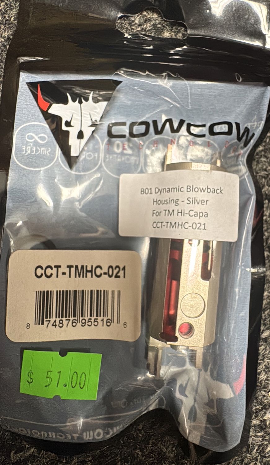 COWCOW BO1 Dynamic Blowback Unit For TM Hi Capa