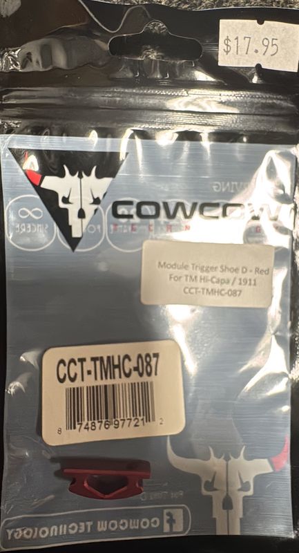 COWCOW Module Trigger Style D For TM Hi Capa/1911