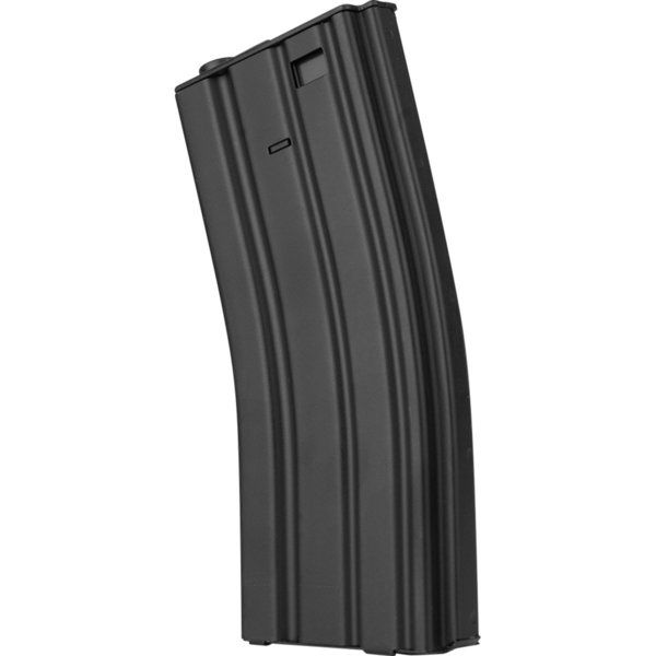 Valken 300rd Metal M16 Hi-Cap Airsoft Magazine, Color: Black