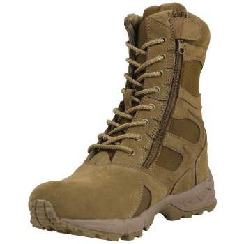Rothco Forced Entry Deployment Boots With Side Zipper - 8 Inch